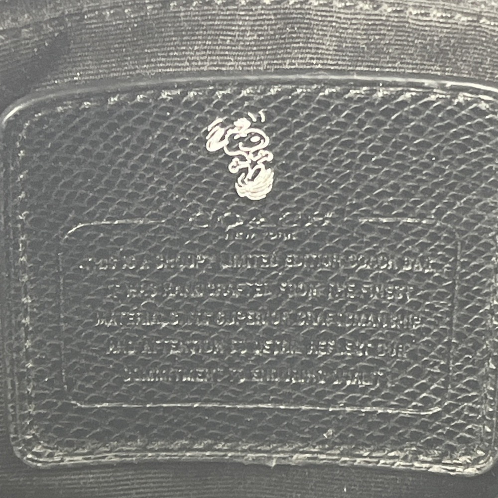 Coach Peanuts Limited Edition Snoopy Mini Bennett Satchel Crossbody White Chalk - Picture 16 of 16